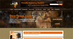 Desktop Screenshot of deertexas.com